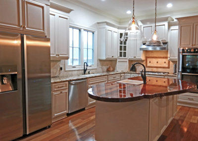 Kitchen Cabinet Refinishing, New Orleans by Sylvia T Designs.