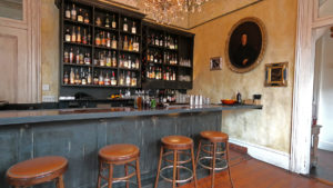 Cavan Restaurant & Bar, New Orleans - Old World wall glazing and bar finish by Sylvia T Designs