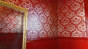Allover Damask wall stencil by Sylvia T Designs