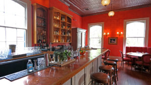 Sylvia T Designs - Upstairs bar at Cavan Restaurant, Uptown, New Orleans.